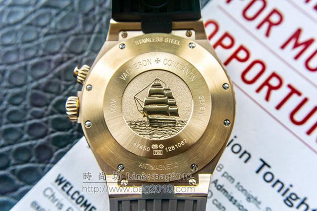 vacheron Constantin手錶 江詩丹頓縱橫四海多功能腕表 江詩丹頓高端機械男表  hds1122